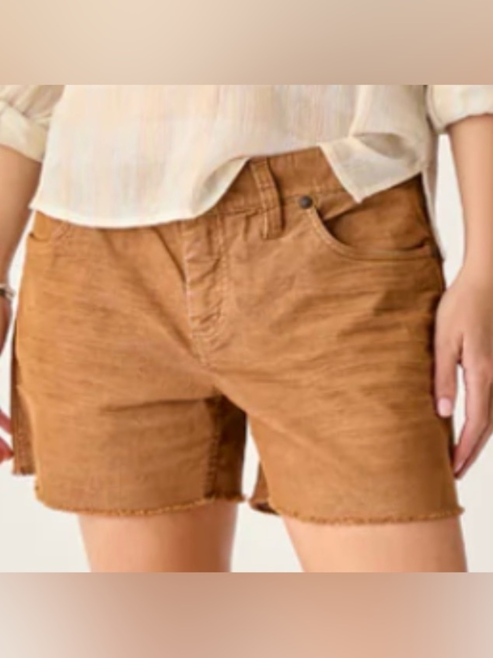Carve Designs Oahu 4” Corduroy Shorts | Rum | NWT | Size 10 - Picture 2 of 6